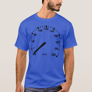 Camiseta Velocímetro de quilômetro amigo do carro