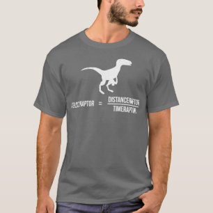 Camiseta Velociraptor Dinosaur Dino Puns Geometria Puns