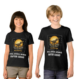 Camiseta Velociraptor Dinosaur Prehistoric Moon