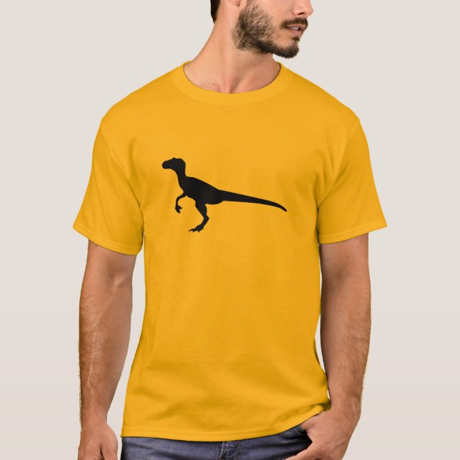 Camiseta Velociraptor do dinossauro (Frente)