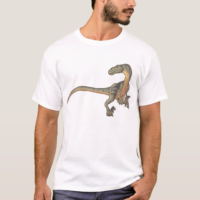 Camiseta Velociraptor, o predador da velocidade alta (Frente)