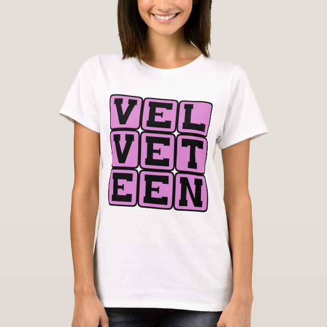 Camiseta Veludo, Parecido com Veludo (Frente)