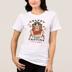 Camiseta Velvet Cantina Taco Margarita Bar Covinas Mexicana