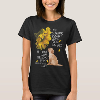 Camiseta Vem Do Amor Nos Olhos De Retriever Do Meu Ouro
