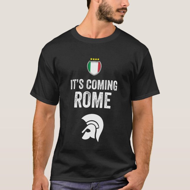 Camiseta vem o campeão de futebol do gladiador de roma (Frente)