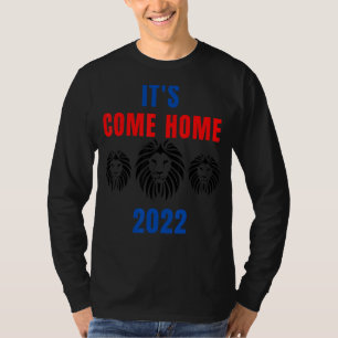 Camiseta Vem para casa Futebol Fã da Inglaterra 2022 Foo