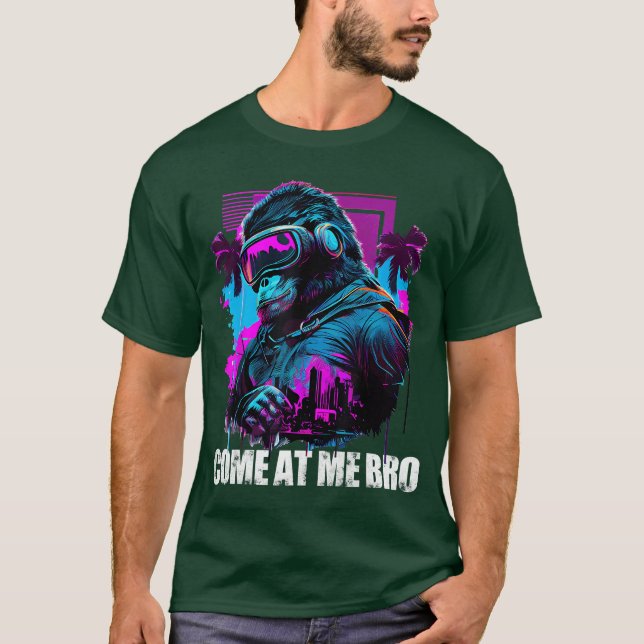 Camiseta Vem pra Mim Irmão Gorila Macaco VR Gamer Virtu Div (Frente)