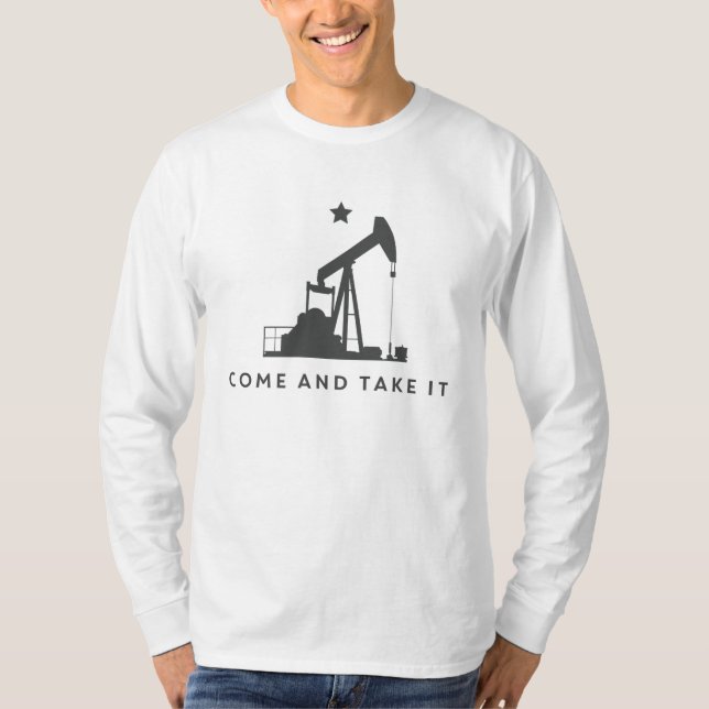 Camiseta Vem tomar-lhe - o óleo (Frente)