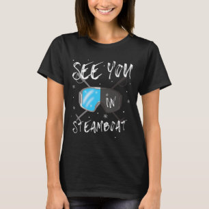 Camiseta Vemo-Nos Em Óculos De Esqui De Férias Nos Eua A Va