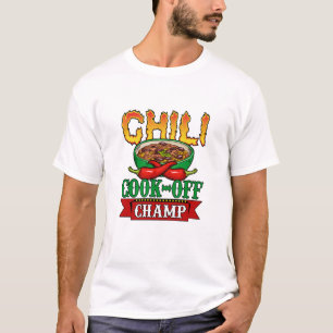 Camiseta Vencedor da competição Chili Cook Off Champ