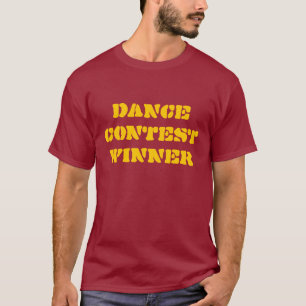 CAMISETA VENCEDOR DA COMPETIÇÃO DA DANÇA