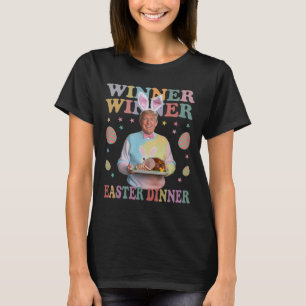 Camiseta Vencedor da Páscoa Janta Presidente Trump Happy