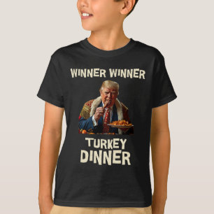 Camiseta Vencedor da Turquia Janta Ação de Graças Donald Tr