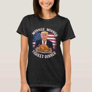 Camiseta Vencedor da Turquia Janta Engraçado Trump Thanksgi