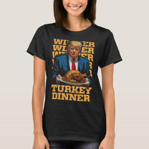 Camiseta Vencedor da Turquia Janta Engraçado Trump Thanksgi