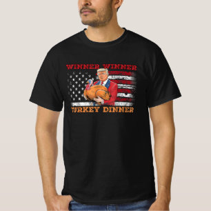 Camiseta Vencedor da Turquia Janta Humor Engraçado Trump