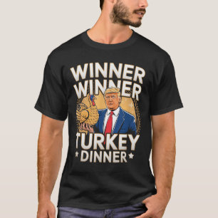 Camiseta Vencedor da Turquia Janta Trump Ação de Graças