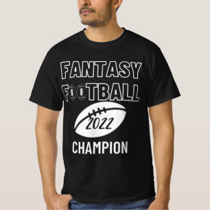 Camiseta Vencedor do campeão da Liga de Futebol da Fantasy 