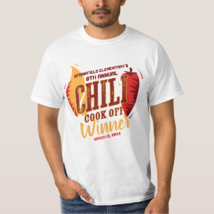Camiseta Vencedor do Chili Cook Off  Concurso de CHURRASCO