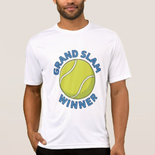 Camiseta Vencedor do Grand Slam Bola de Tênis Campeão Espor
