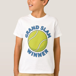 Camiseta Vencedor do Grand Slam Bola de Tênis Campeão Espor