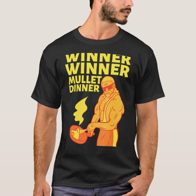 Camiseta Vencedor do Janto Mullet no fundo (Frente)