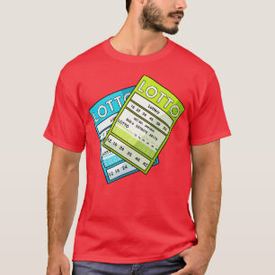 Camiseta Vencedor do tíquete da Loteria
