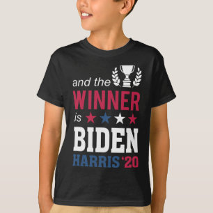 Camiseta Vencedor dos campeões Presidente Joe Biden Kamala