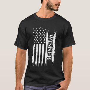 Camiseta Vencedor dos Estados Unidos se afogou com bandeira