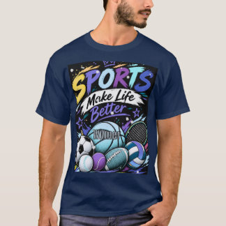 Camiseta Vencedor Esportes Tornam a Vida Melhor