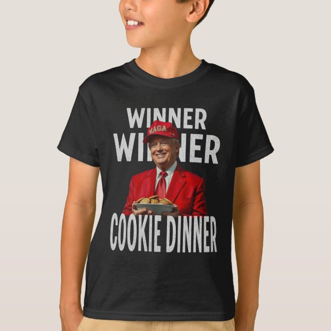 Camiseta Vencedor Janto Cookie Funny Trump 2024 47th (Frente)