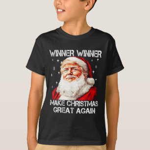 Camiseta Vencedor Torna Excelente De Natal Novamente Papais