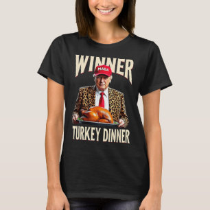 Camiseta Vencedor Turquia Janta engraçada trump