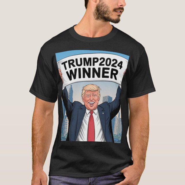 Camiseta Vencedores do Trump2024 (Frente)