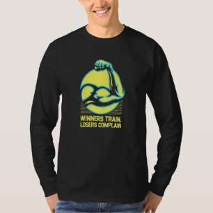 Camiseta Vencedores Treinam Perdedores Reclamam Treino Moti