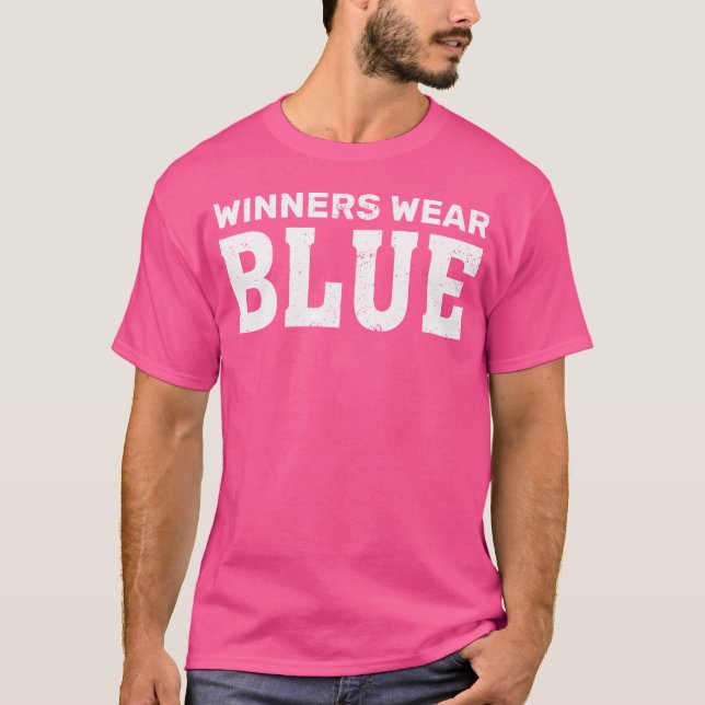 Camiseta Vencedores Vestem Blue Team Spirit Game Competitio (Frente)