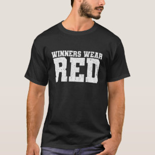Camiseta Vencedores Vestem Camp de Guerra Vermelha Competiç