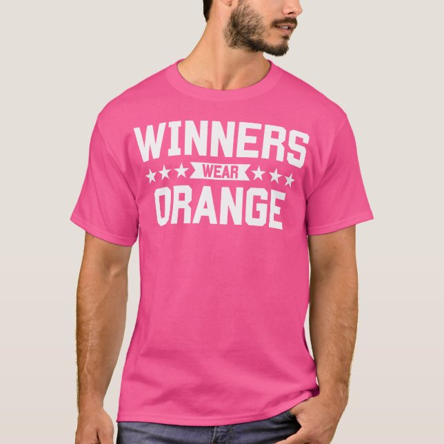 Camiseta Vencedores Vestem vencedores do Jogo Laranja de Ca (Frente)