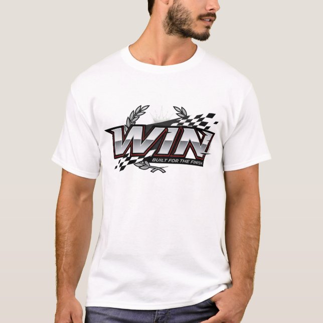 Camiseta Vencer Subir Prosperar Vitória Mentalidade de Suce (Frente)