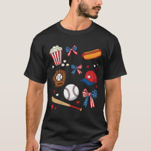 Camiseta Venda 4 De Julho De Arco Coquette Mulheres Meninas