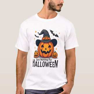 Camiseta Venda de Consciência do Cancer de Halloween