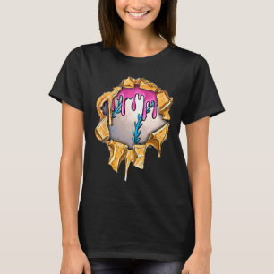 Camiseta Venda Drill Para Rapazes Drivers De Sorvete Jovens