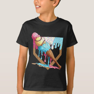 Camiseta Venda Drives Para Jovens De Sorvete De Placa Domés