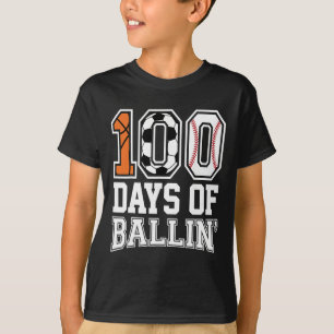 Camiseta Venda Habilidade de Futebol 100 Dias de Escola 