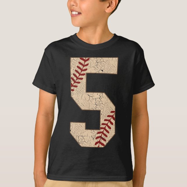 Camiseta Venda Número 5 Presente Softll Para Jogadores à Ve (Frente)