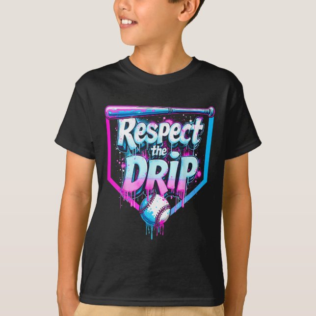 Camiseta Venda O Sorvete De Drip Boys Respeite Os Players D (Frente)