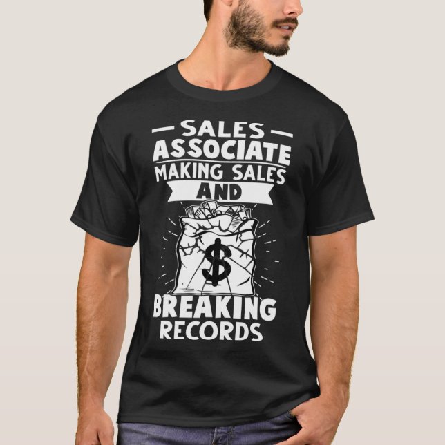Camiseta Vendas Associadas A Fazeres E Registros De Quebra (Frente)