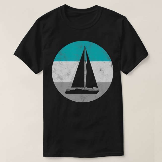 Camiseta Vendedor À Vela De Navegação, Presente Para Homens (Frente do Design)