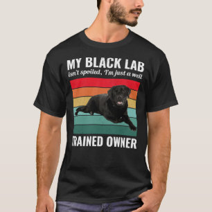 Camiseta Vendedor de Cachorros Negros do Labrador - Proprie