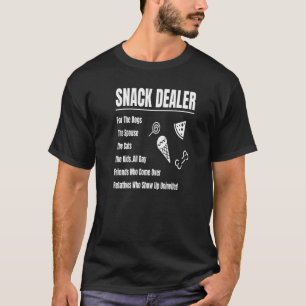 Camiseta Vendedor de Lanche Comida Cães Gatos Crianças Cônj